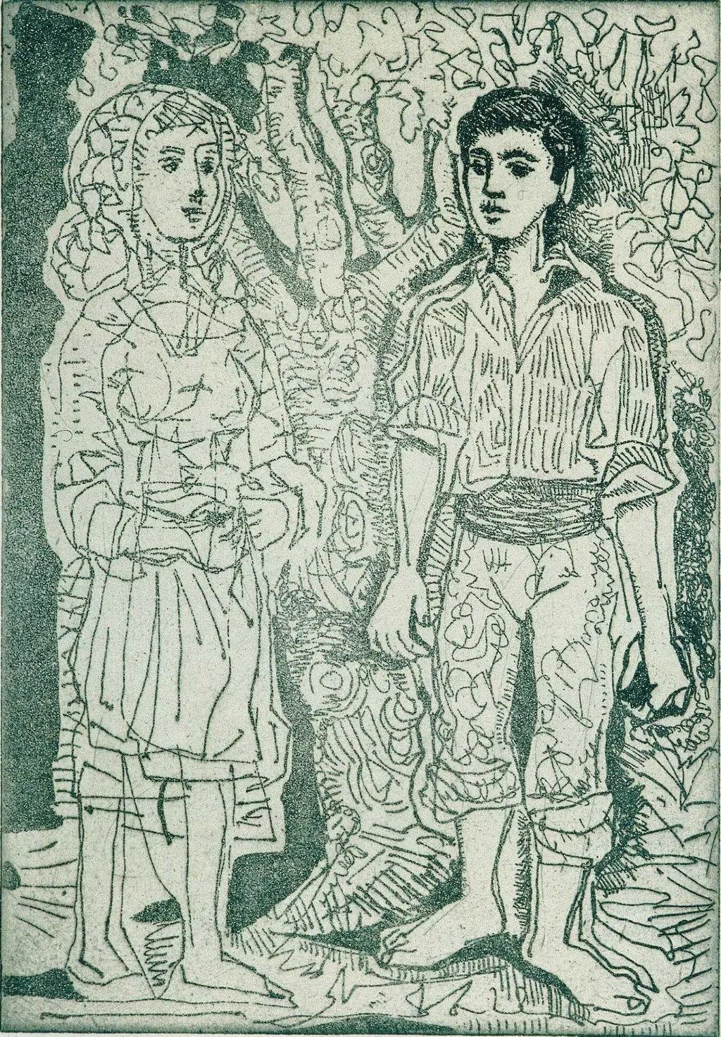 Χωρίς τίτλο, by Javier Vilato, 1950