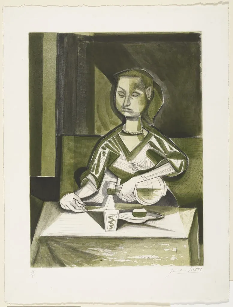 Untitled, by Javier Vilato, ink, 1936