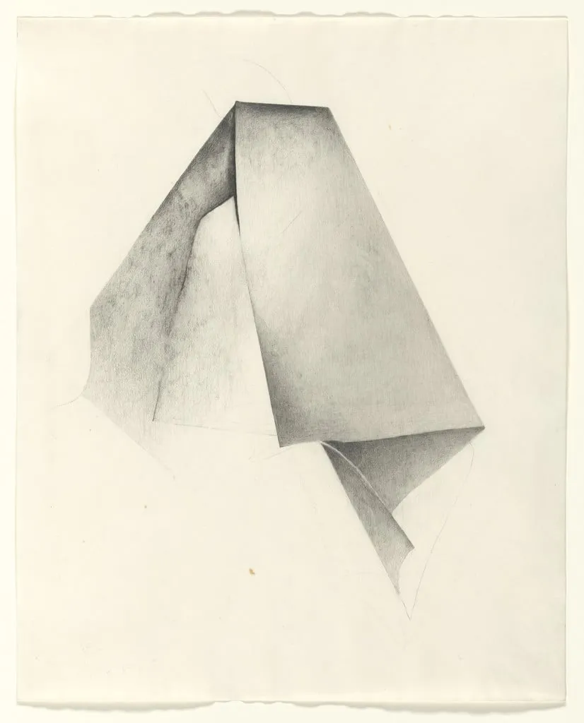Untitled, by Jay DeFeo, graphite, 1980
