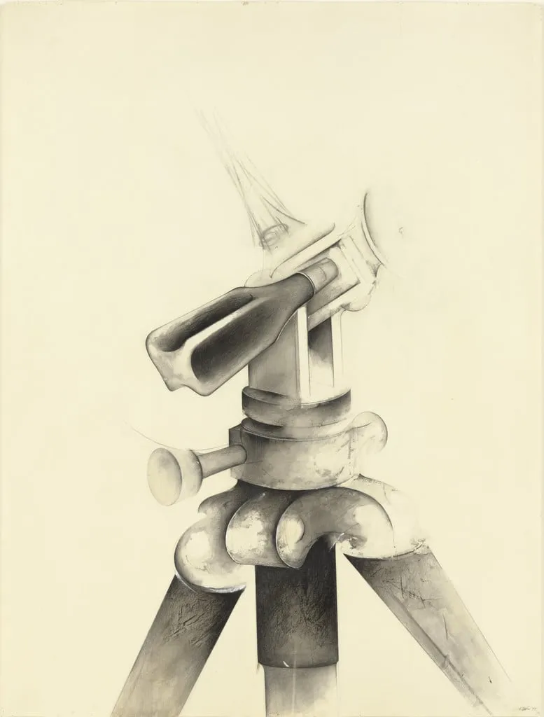 Untitled, by Jay DeFeo, acrylic, 1977