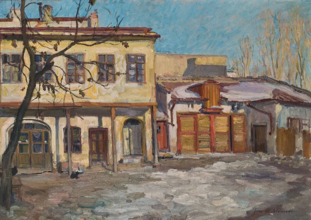 Hanul Steriadi (Han din vechiul București), by Jean Alexandru Steriadi, unspecified
