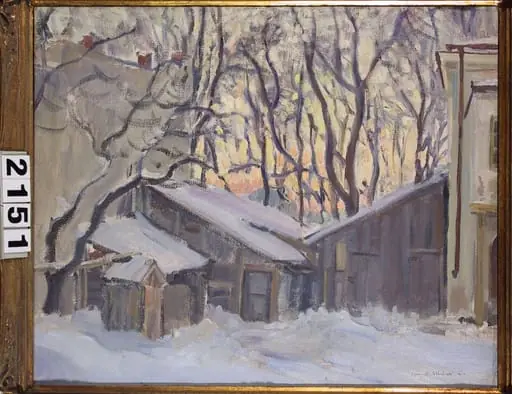 Iarnă, by Jean Alexandru Steriadi