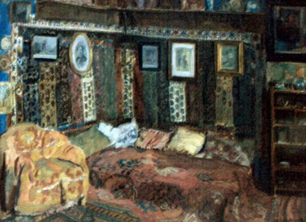 Interior, by Jean Alexandru Steriadi, unspecified, 1928