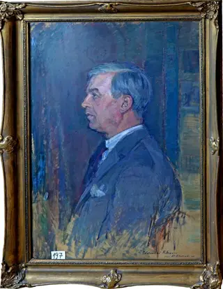 Liviu Rebreanu, by Jean Alexandru Steriadi, 1928