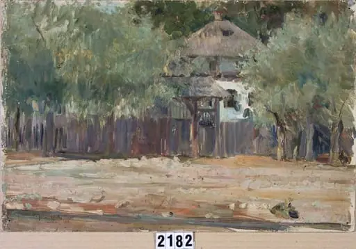 Peisaj cu casă țărănească, by Jean Alexandru Steriadi