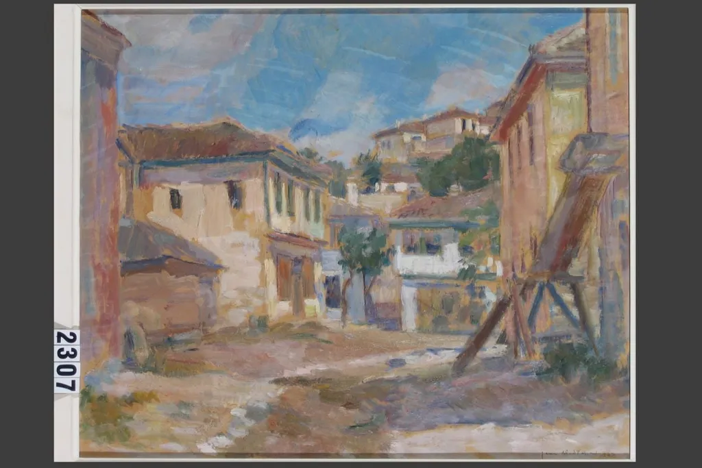 Peisaj cu case, by Jean Alexandru Steriadi, 1928