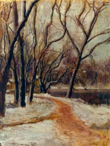 Peisaj cu sălcii la marginea lacului, by Jean Alexandru Steriadi