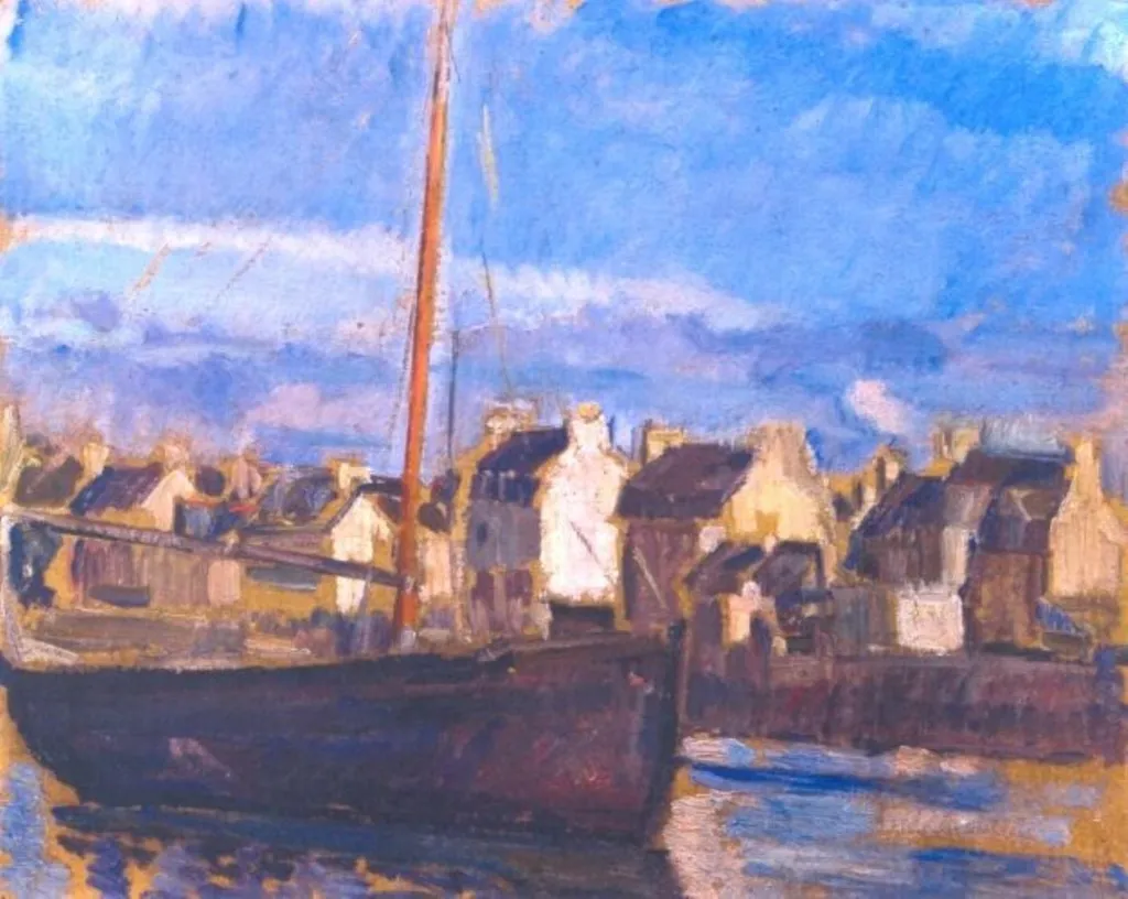 Peisaj din Bretania (Roscoff), by Jean Alexandru Steriadi, unspecified, 1928