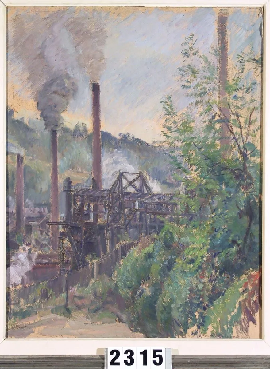 Peisaj din Reșița, by Jean Alexandru Steriadi, unspecified