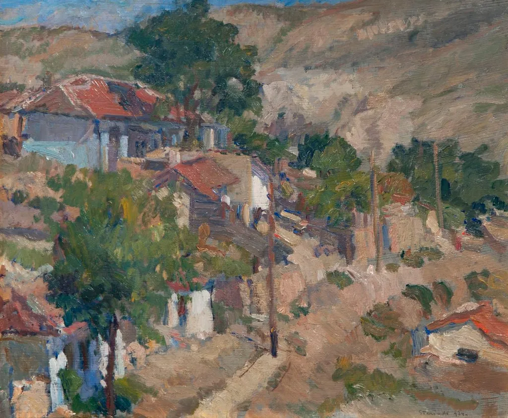 Peisaj la țară, by Jean Alexandru Steriadi, 1934