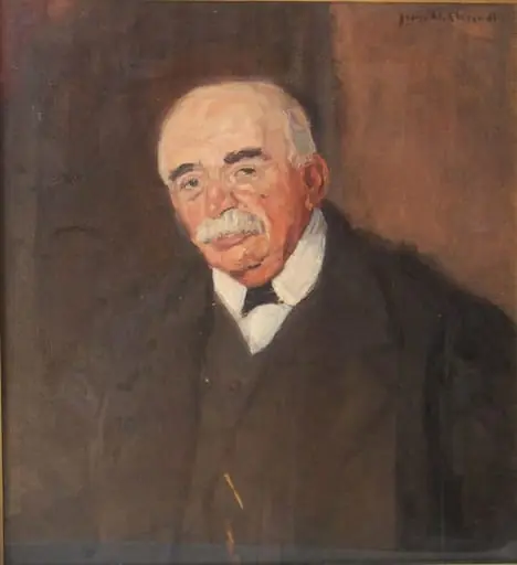 Portret al lui L.Kugel, profesor de oftalmologie la Școala Română de Medicină, by Jean Alexandru Steriadi