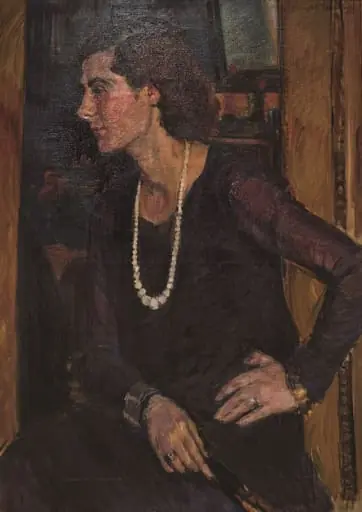 Portret (de) femeie (Nora Steriadi?), by Jean Alexandru Steriadi