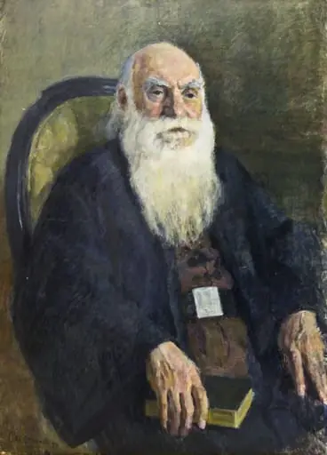 Portretul scriitorului Gala Galaction, by Jean Alexandru Steriadi
