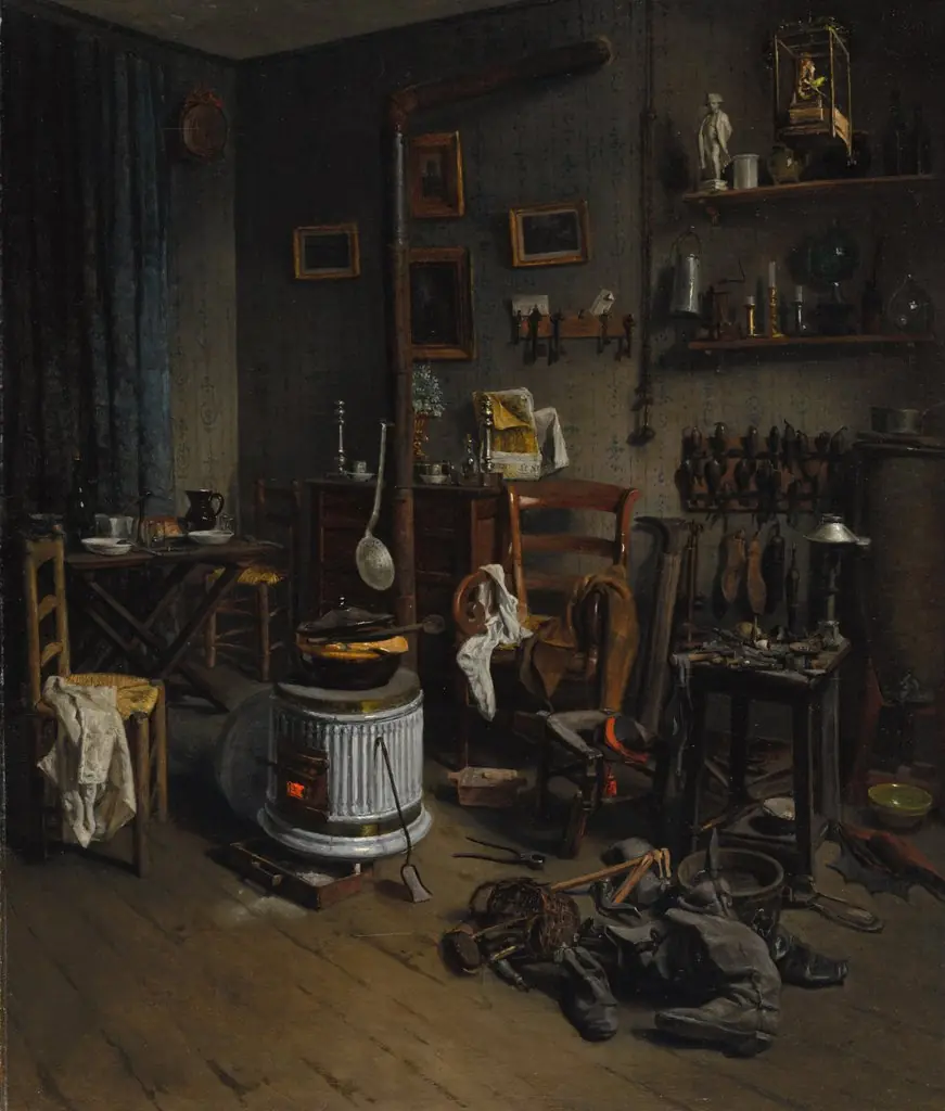 Cobbler's Quarters, by Jean Alphonse Duplessy, 1864