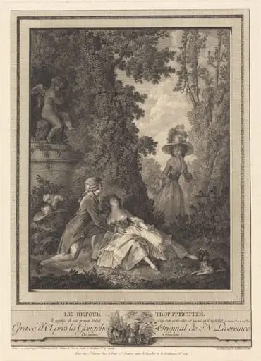 Le retour trop precipite, by Jean Antoine Pierron
