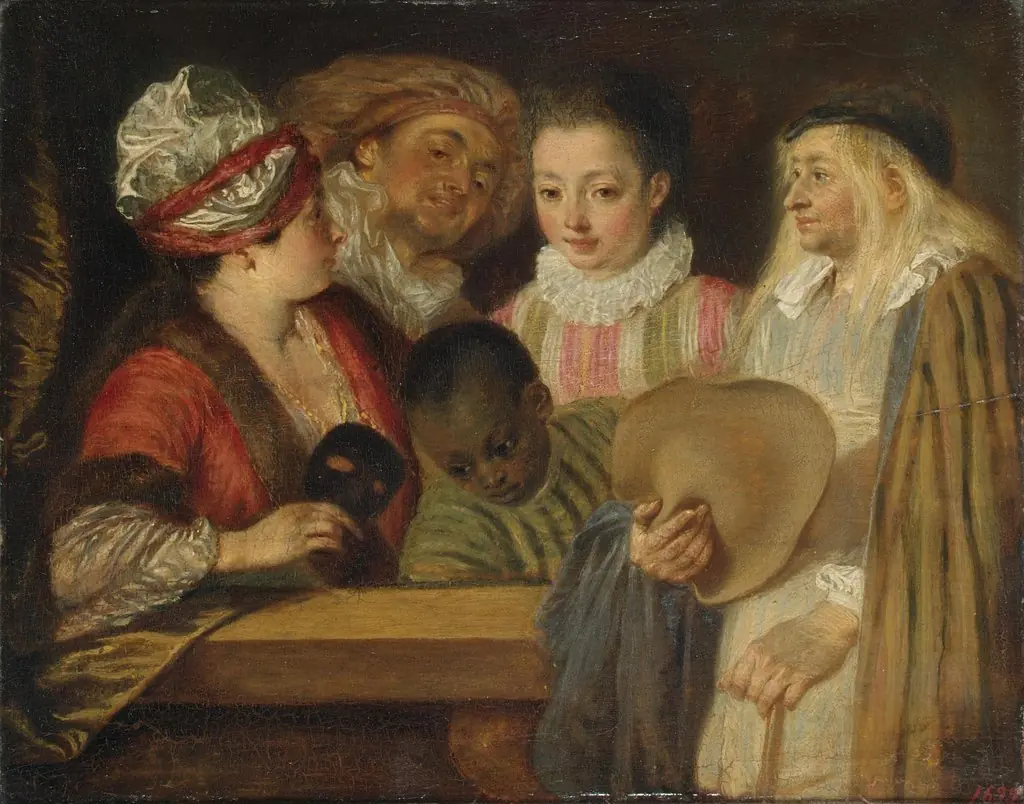 Actors of the Comedie-Francaise, by Jean Antoine Watteau