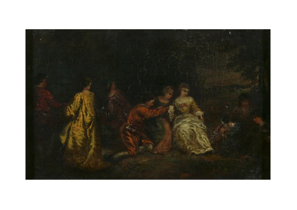 Fête Champêtre, by Jean-Antoine Watteau, oil