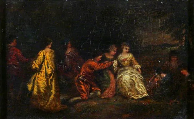 Fête champêtre — Jean Antoine Watteau