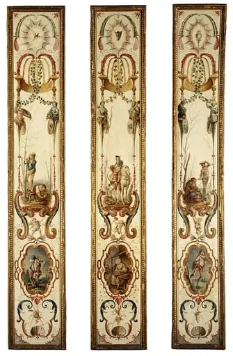 January and February (part of a set illustrating the months of the year), by Jean Antoine Watteau