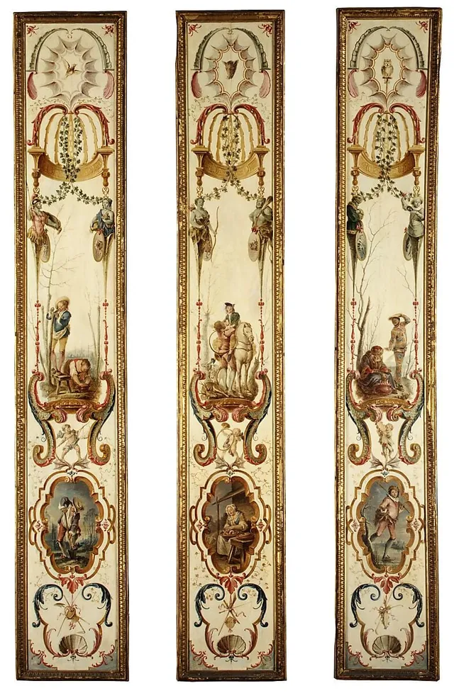 January and February (part of a set illustrating the months of the year)