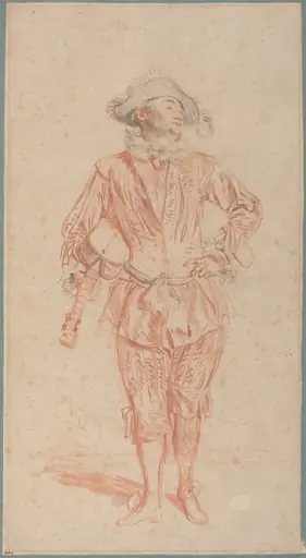 Mezzetin, by Jean Antoine Watteau