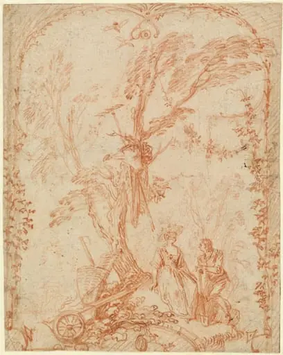 The Gallant Gardener, by Jean Antoine Watteau