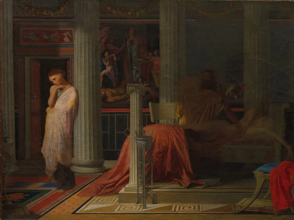 Antiochus and Stratonice, by Jean Auguste Dominique Ingres