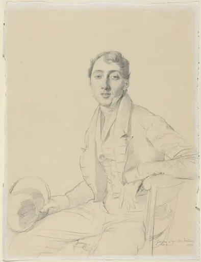 Dr. Louis Martinet, by Jean Auguste Dominique Ingres