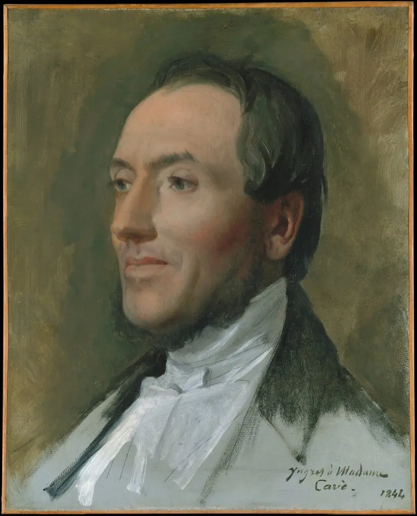Edmond Cavé (1794–1852), by Jean Auguste Dominique Ingres, 1844