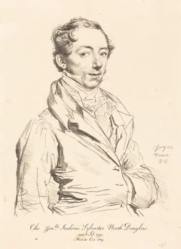 Frederic Sylvester Douglas, by Jean Auguste Dominique Ingres