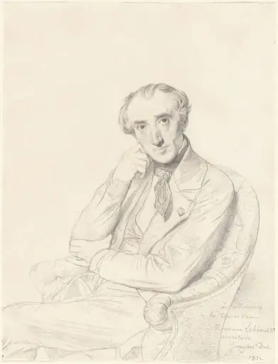 Henri Labrouste, by Jean Auguste Dominique Ingres