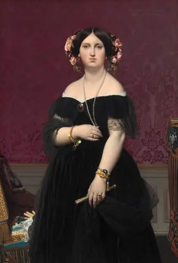 Madame Moitessier, by Jean Auguste Dominique Ingres