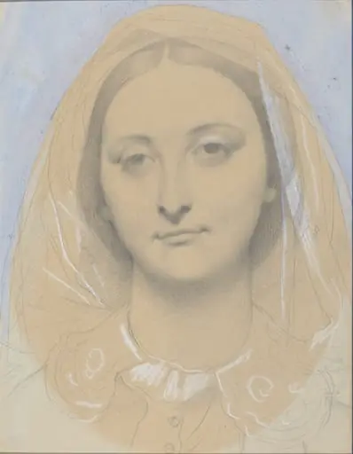 Mademoiselle Mary de Borderieux(?), by Jean Auguste Dominique Ingres