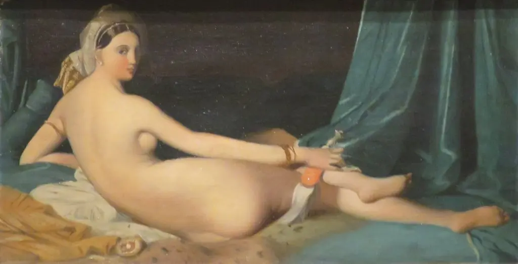 Odalisque, by Jean Auguste Dominique Ingres