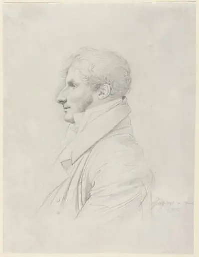 Philippe Mengin de Bionval, by Jean Auguste Dominique Ingres