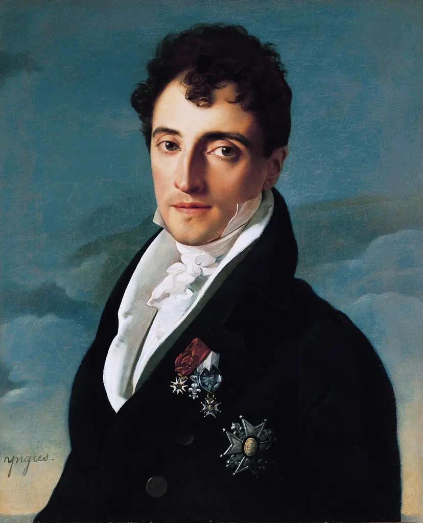 Portrait of Baron Joseph-Pierre Vialetès de Mortarieu, by Jean Auguste Dominique Ingres