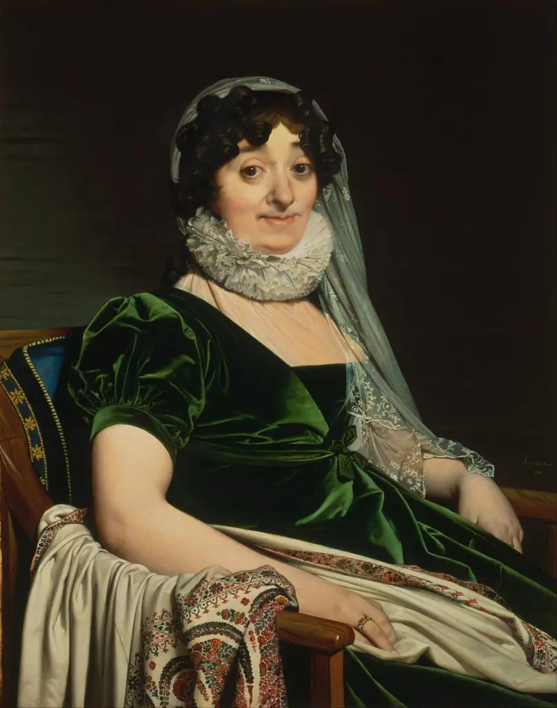 Portrait of the Countess of Tournon, by Jean Auguste Dominique Ingres