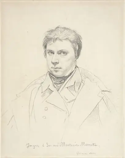 Self-Portrait, by Jean Auguste Dominique Ingres