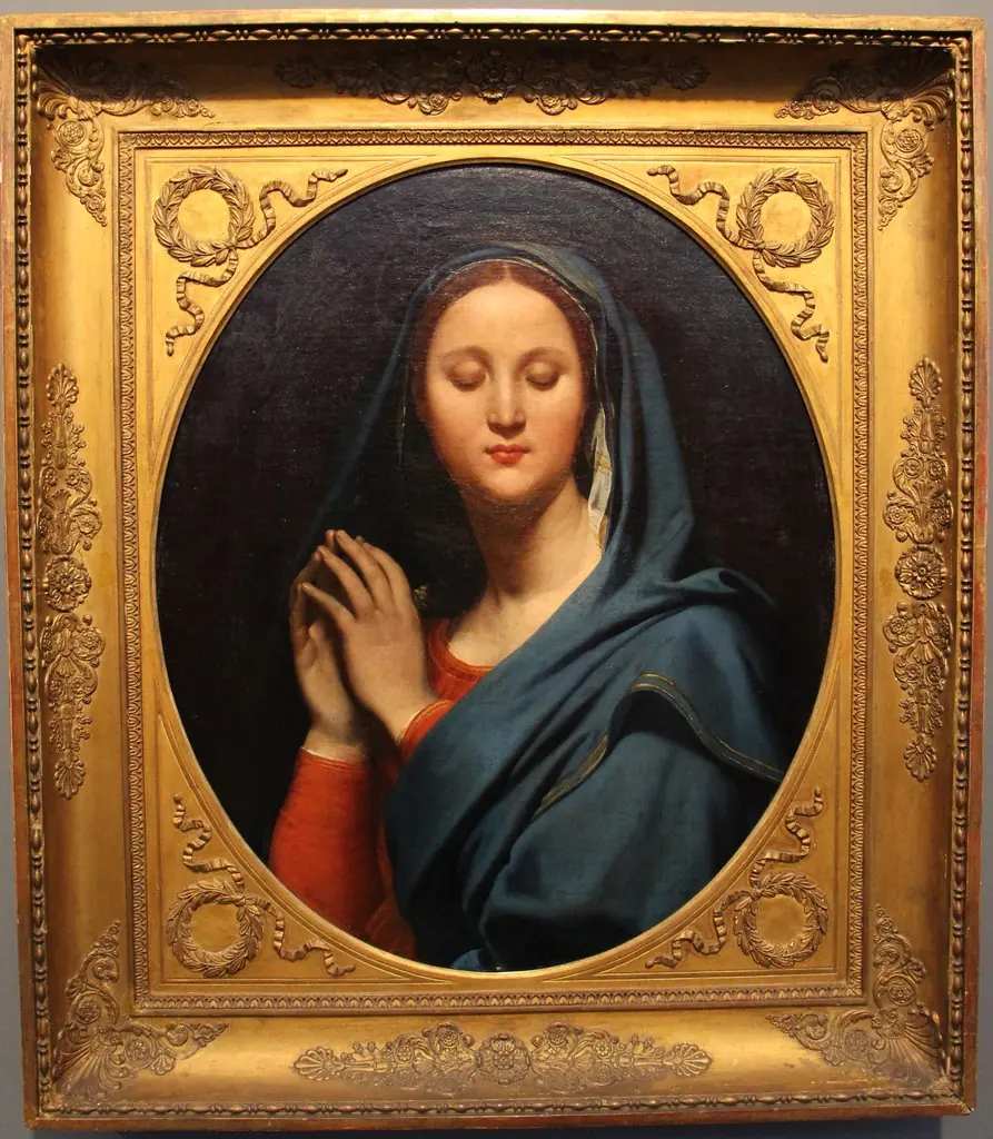 The Virgin of the Blue Veil, by Jean Auguste Dominique Ingres