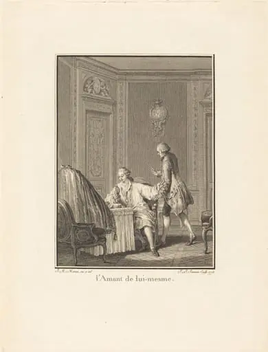 L'amant de lui-mesme, by Jean-Baptiste Blaise Simonet
