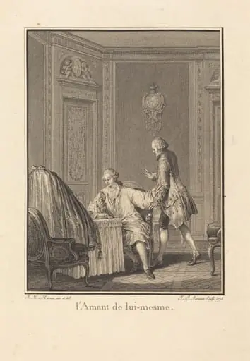 L'amant de lui-mesme, by Jean-Baptiste Blaise Simonet