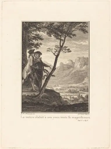 La nature étaloit à nos yeux toute sa magnificence, by Jean-Baptiste Blaise Simonet