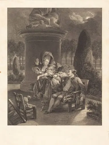 La soiree des Thuileries, by Jean-Baptiste Blaise Simonet