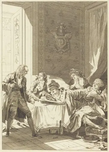 Le glouton, by Jean-Baptiste Blaise Simonet