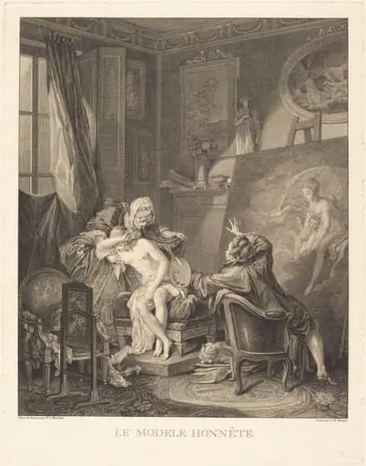 Le modèle honnête, by Jean-Baptiste Blaise Simonet