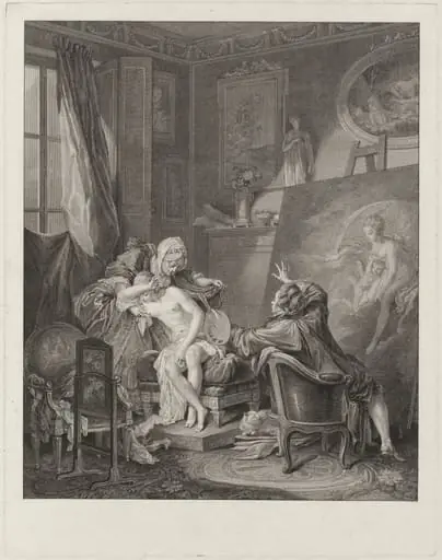 Le modèle honnête, by Jean-Baptiste Blaise Simonet