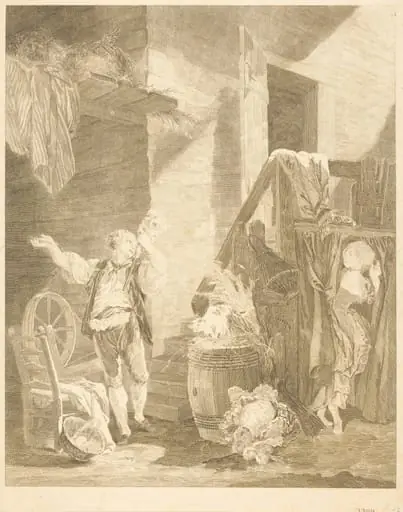 Rose et Colas, by Jean-Baptiste Blaise Simonet
