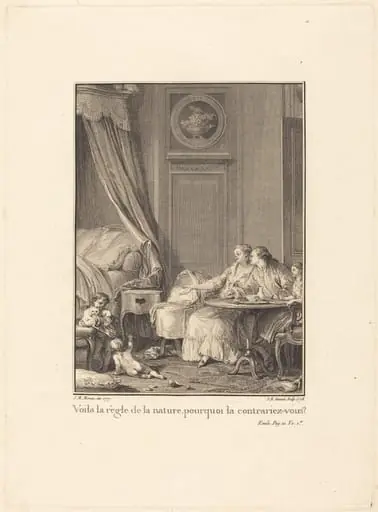 Voilà la règle de la nature, pourquoi la contrariez-vous?, by Jean-Baptiste Blaise Simonet