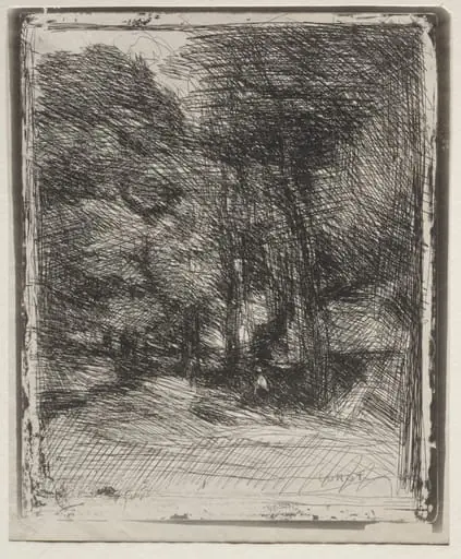 A Souvenir of the Bas-Bréau, by Jean Baptiste Camille Corot
