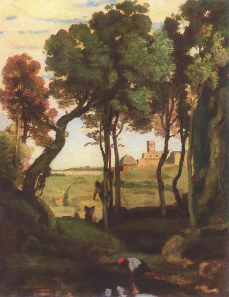 Castel Gandolfo, by Jean Baptiste Camille Corot